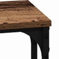 vidaXL Nesting kávový stôl 3 ks Staré drevo 50.5 x 35 x 53 cm