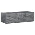 vidaXL Tašky na záhradné vankúše 2 ks čierne 135x40x55 cm polyetylén