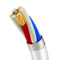 Káblové slúchadlá BWOO HF175 USB-C digitálne rozhranie biele