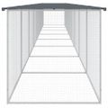 vidaXL Klietka pre kurčatá strecha antracitová 803x98x90 cm poz. oceľ