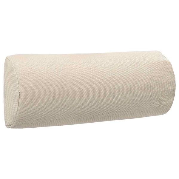 vidaXL Opierka hlavy na ležadlo krémová 40x7,5x15 cm textilén
