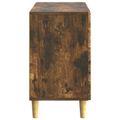 vidaXL Servírovacia skriňa Dymový dub 89 x 34,5 x 60 cm