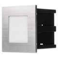 LED orientačné vstavané svietidlo AMAL 80×80, 2W teplá b.,IP65