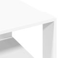 vidaXL Konferenčný stolík biely 51,5x51,5x30 cm, umelé drevo