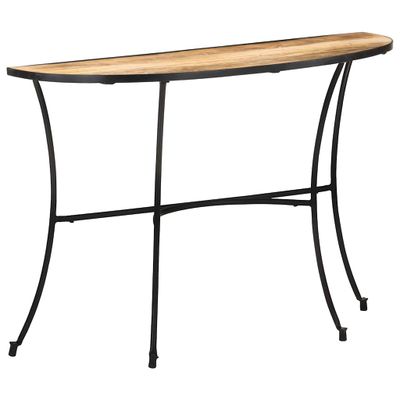 vidaXL Príručný stolík 110x40x77 cm mangovníkový masív