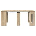 vidaXL Jedálenský stôl 180 x 85 x 75 cm Kompozitné drevo Dub sonoma