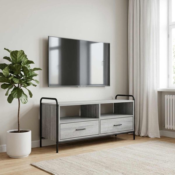 vidaXL TV skrinka 67,5 x 33 x 50 cm Sivý Sonoma Kompozitné drevo