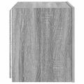 vidaXL TV nástenná skrinka s LED svetlami sivý dub sonoma 40,5x35x40cm