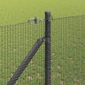 vidaXL Zváraný drôtový plot s hrotmi 50 x 1,2 m Oceľ s PVC povrchom