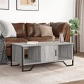vidaXL Konferenčný stolík sivý sonoma 100x51x40 cm kompozitné drevo