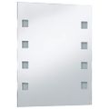 vidaXL Kúpeľňové nástenné zrkadlo s LED osvetlením 50x60 cm