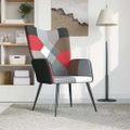 vidaXL Relaxačné kreslo patchwork látka