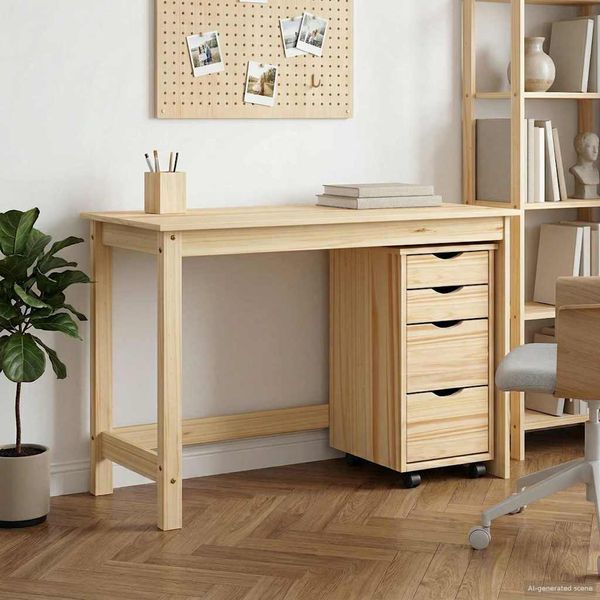 vidaXL Stolový a kolekčný set MOSS 2 pcs Hnedá