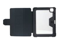 Puzdro s klopou pre tablet - polykarbonát, termoplastický polyuretán (TPU), recyklovaný polyetylén - čierna - 10.9" - pre Apple 10.9-inch iPad (10. generácia)
