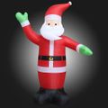 vidaXL Nafukovací vianočný Santa Claus s LED IP20 600 cm XXL