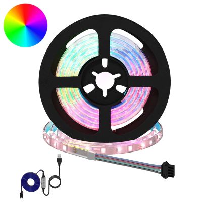 vidaXL LED pás 2 pcs Čierna a priehľadná 900 mm Meď a plast