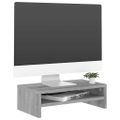 vidaXL Stojan na monitor sivý dub sonoma 42x24x13 cm spracované drevo