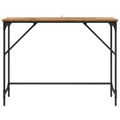 vidaXL Konzolový stôl Staré drevo 100 x 32 x 75 cm Kompozitné drevo