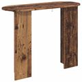 vidaXL Konzolový stôl Staré drevo 100 x 39,5 x 75 cm Kompozitné drevo