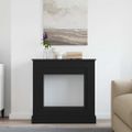 vidaXL Krb Surround Čierny dub 90x30x90 cm Konštruktérske drevo