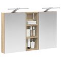 vidaXL Set kabinetov do kúpeľne 3 ks 80 x 10,5 x 50 cm