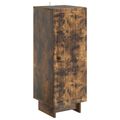 vidaXL Servírovacia skriňa Dymový dub 33 x 34,5 x 90 cm
