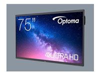 Optoma Creative Touch 5753RK - 75" Trieda uhlopriečky 5-Series displej LCD s LED podsvietením - interaktívny - s dotyková obrazovka (multi touch) - 4K UHD (2160p) 3840 x 2160 - Direct LED