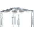 vidaXL Altánok s LED reťazou 300x300 cm, krémový