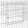 vidaXL Klietka pre králiky 110x110x55 cm pozinkované železo