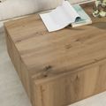 vidaXL Konferenčný stolík Remeselný dub 95 x 55 x 31 cm