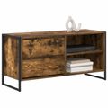 vidaXL TV skrinka 100 x 36 x 49,5 cm Dymová dub Kompozitné drevo