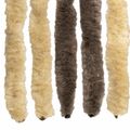 vidaXL Záves proti hmyzu z chenille Tmavohnedá a béžová 100 x 200 cm