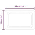vidaXL LED kúpeľňové zrkadlo 40x60 cm