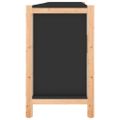 vidaXL Komoda čierna 107x38x60 cm spracované drevo