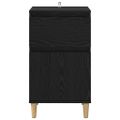 vidaXL Nočný stolík 2 ks Čierny dub 40 x 35 x 70 cm Kompozitné drevo