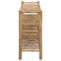 vidaXL Regál na topánky 68 x 28 x 63 cm Bambus Prírodná