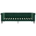 vidaXL Denná posteľ tmavozelená 80x200 cm zamat