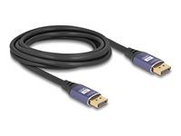 DisplayPort kábel 8K 60 Hz 3 m fialová meta