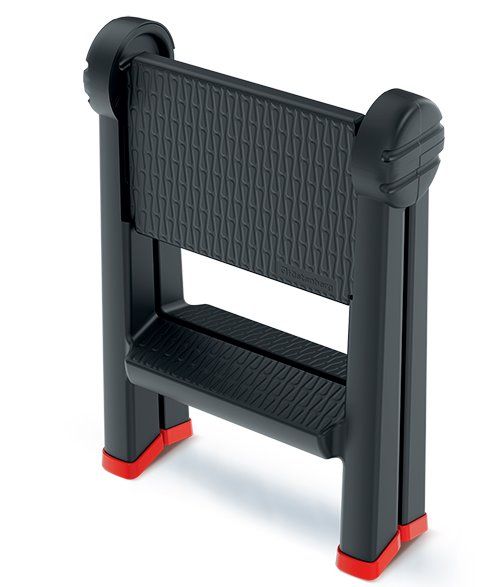 Skladacie schodíky TITAN LADDER KLD4565, čierna 470 x 435 x 630 mm, max. 150kg Skládací schůdky TITAN LADDER KLD4565, černá 470 x 435 x 630 mm, max. 150kg