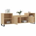 vidaXL TV skrinka dub sonoma 160x35x55 cm spracované drevo
