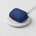 Silikónové puzdro Etteri pre AirPods Pro 3 tmavomodré