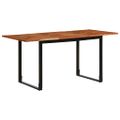 vidaXL Jedálenský stôl 160x80x75 cm, akáciový masív