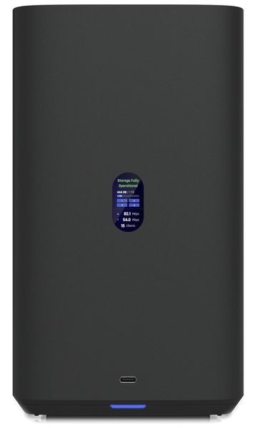 Ubiquiti UniFi UNAS 4 B - NAS server, 4x 3,5" slot HDD, 2x M.2 NVMe SSD slot, RAID, 2.5GbE, 5Gbps USB-C, PoE+++, černý