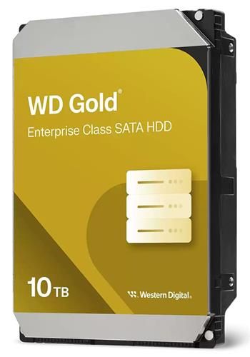 HDD 10TB WD103KRYZ Gold 256MB SATAIII 7200rpm WD GOLD 10TB / WD103KRYZ / SATA 6Gb/s / Interní 3,5" / 7200rpm / 512MB