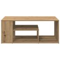 vidaXL Konferenčný stolík Artisan Dub 100x50x40 cm Konštrukčné drevo