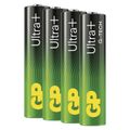 Alkalická batéria GP Ultra Plus LR03 (AAA) 4 ks