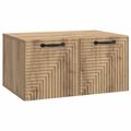 vidaXL Nástenná TV skrinka 59,5 x 41 x 30 cm Dub artisan