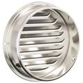 vidaXL Kryty vzduchových ventilátorov 4 ks Strieborná 150 mm