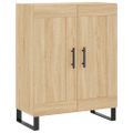 vidaXL Vysoká skrinka dub sonoma 69,5x34x180 cm spracované drevo