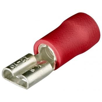Knipex, Dutinka nástrčná, rovná, izolovaná červená